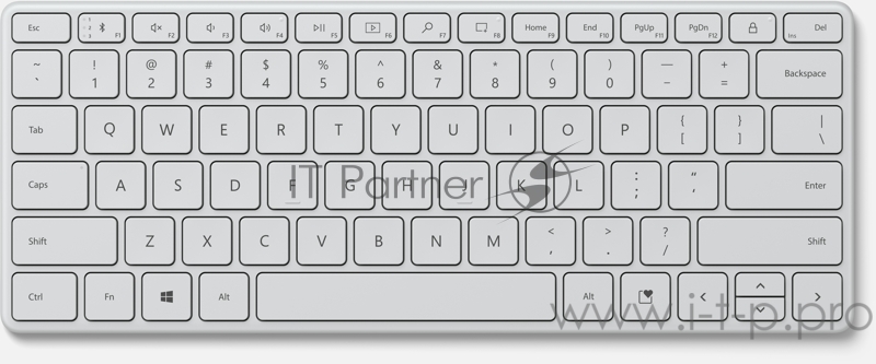 Клавиатура Microsof Compact Keyboard Bluetooth Glacier