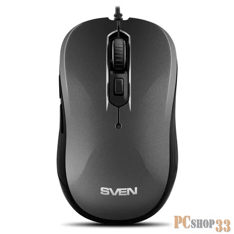 Мышь SVEN RX-520S серая (бесшумн. клав, 5+1кл. 3200DPI, 1,5м, блист) Мышь SVEN RX-520S серая (бесшумн. клав, 5+1кл. 3200DPI, 1,5м, блист)