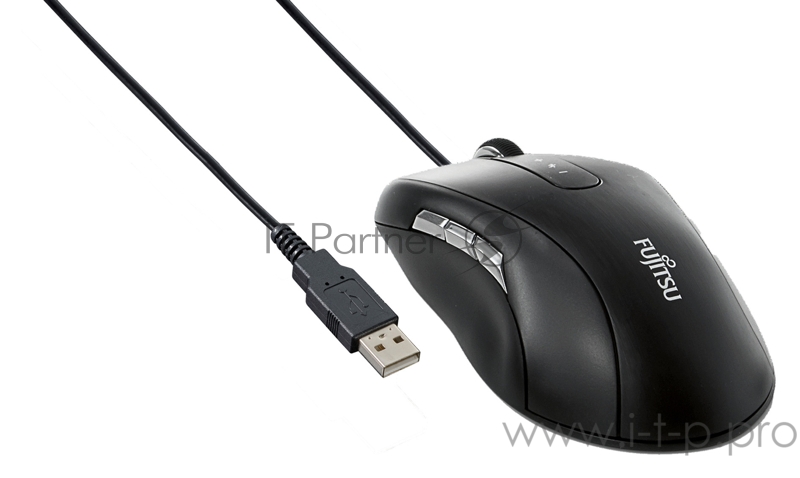 Мышь Fujitsu BLUE LED MOUSE M960 black черный лазерная (2000dpi) USB