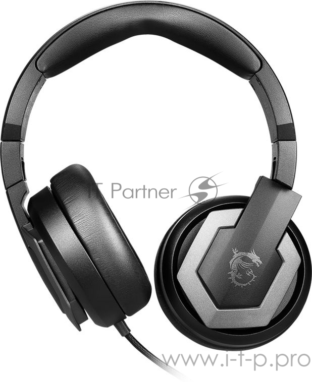 Наушники с микрофоном MSI Immerse GH61 черный накладные USB оголовье (S37-0400031-SV1)