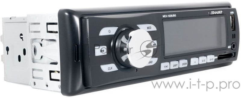Автомагнитола Swat MEX-1028UBG 1DIN 4x50Вт
