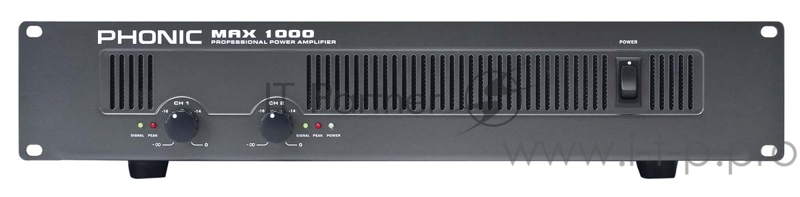 Аналоговый усилитель мощности Phonic MAX 1000