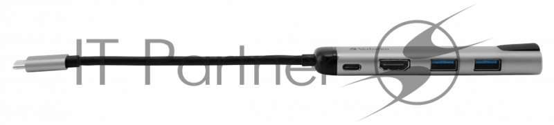 Хаб Verbatim USB-C multiport hub USB 3.1 GEN 1 / USB 3.0 x 2 / HDMI / RJ45