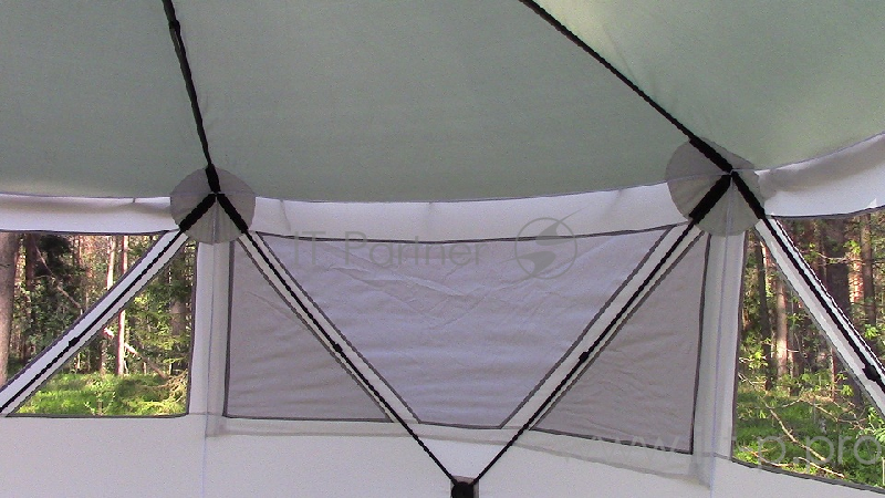 Тент CAMPACK-TENT A-2006W , 6 граней, автомат, с ветро-влагозащитными полотнами