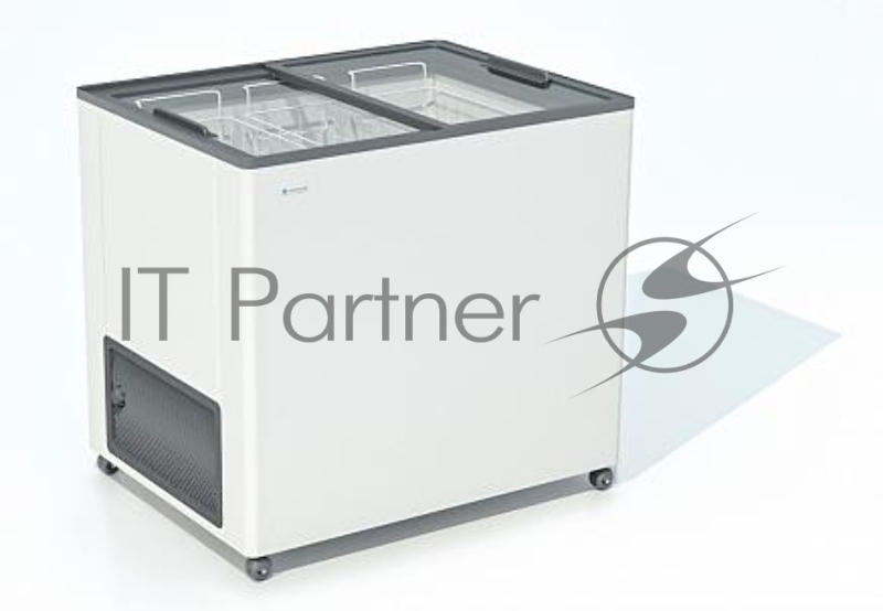 Морозильный ларь Frostor FG 250 С серый, FROSTOR GELLAR серия CLASSIC (морозильные лари с прямым стеклом), Прямые стеклянные шторки, Общий объем 250 л. Полезный объем 240 л. Класс энергоэффективности А, Потребление 391 кВтч/год, Хладогент R134a, Тем