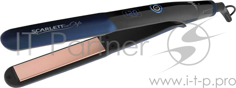 Щипцы Scarlett SC-HS60T83 42Вт покрытие:керамическое черный/синий