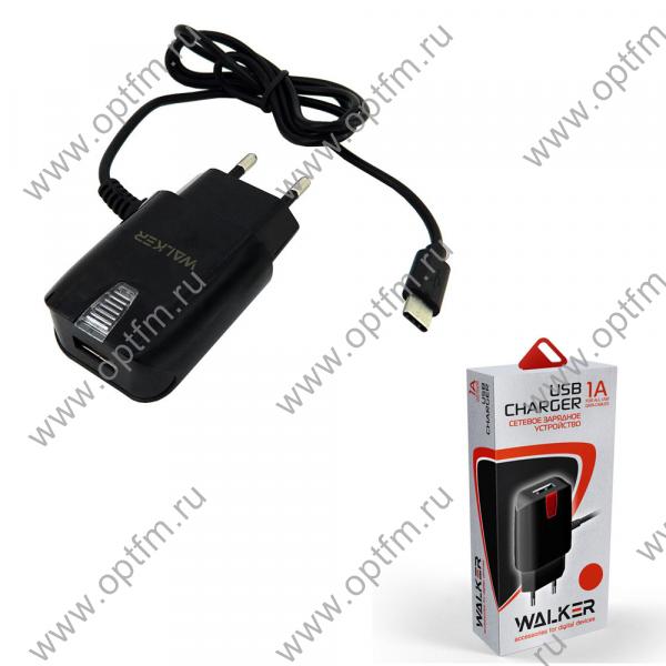 СЗУ TYPE-C 1A WALKER WH-14 черный
