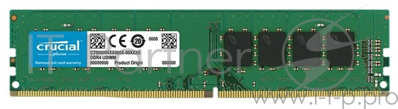 Модуль памяти Crucial DIMM DDR4 8Gb (pc-21300) 2666MHz Single Rank (CT8G4DFS8266)