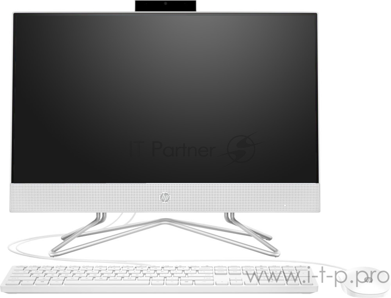 Моноблок HP 22-df0039ur NT 21.5 FHD(1920x1080) AMD Athlon 3050U, 4GB DDR4 2400 (1x4GB), SSD 128Gb, AMD Integrated Graphics, noDVD, kbd&mouse wired, HD Webcam, Snow White, FreeDos, 1Y Wty