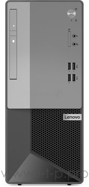 ПК Lenovo V50t 13IMB i3-10100, 8GB DIMM DDR4-2666, 256GB SSD M.2, Intel UHD 630, DVD-RW, 180W, USB KB&Mouse, NoOS, 1Y OS