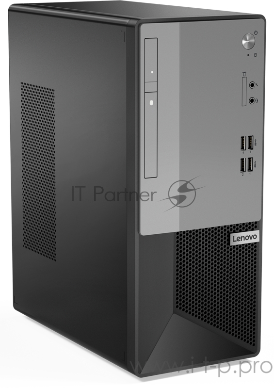 ПК Lenovo V50t 13IMB i3-10100, 8GB DIMM DDR4-2666, 256GB SSD M.2, Intel UHD 630, DVD-RW, 180W, USB KB&Mouse, NoOS, 1Y OS