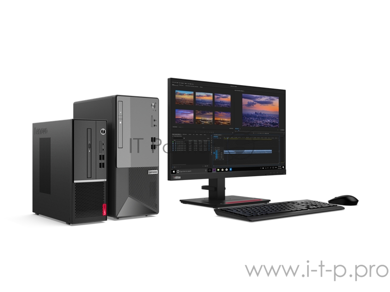 Персональный компьютер Lenovo V50t-13IMB TWR i5-10400 16GB 512GB_M.2 Intel HD DVD±RW No_Wi-Fi USB KB&Mouse W10_P64-RUS 1Y on-site