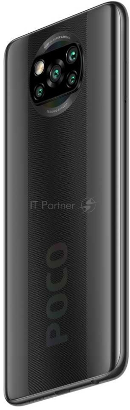 Смартфон Xiaomi Poco X3 128Gb 6Gb серый моноблок 3G 4G 2Sim 6.67 1080x2400 Android 10 64Mpix 802.11 a/b/g/n/ac NFC GPS GSM900/1800 GSM1900 MP3 A-GPS microSD