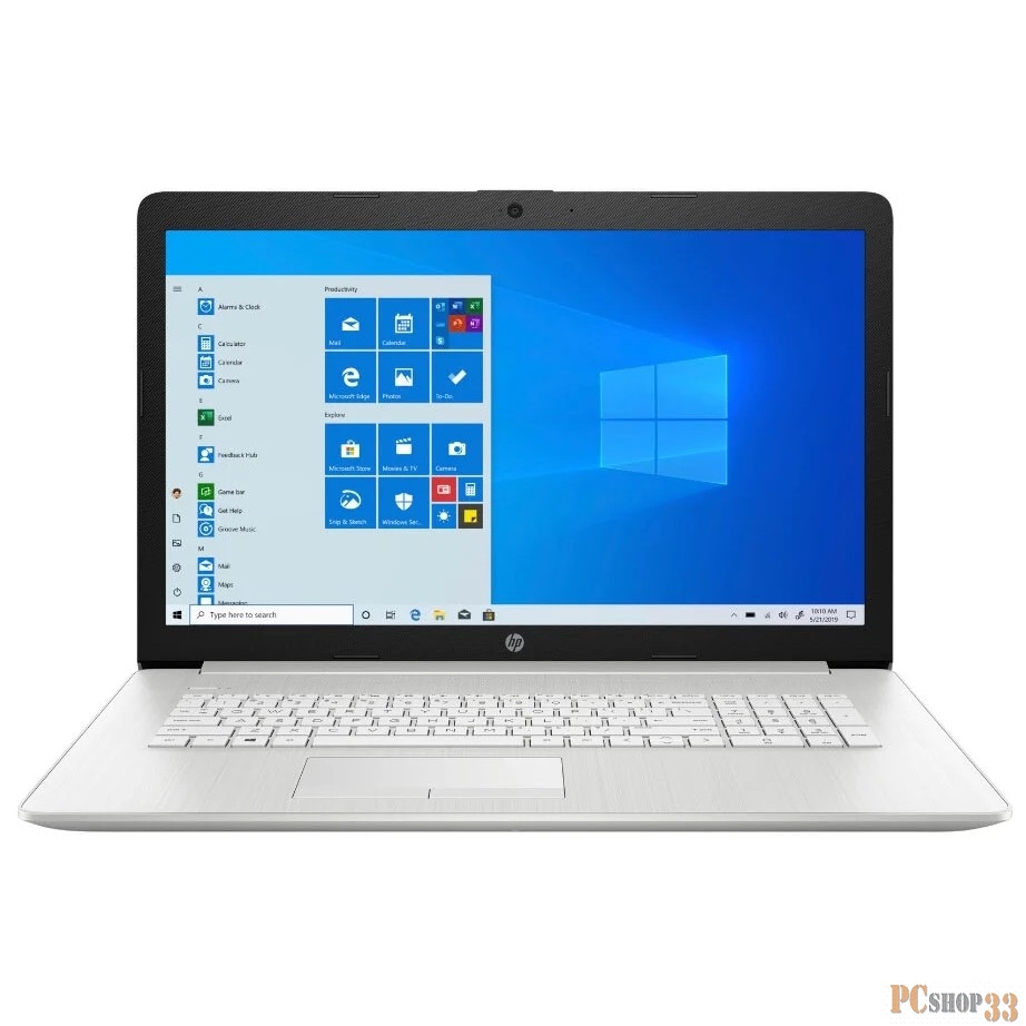 Ноутбук HP17 17-ca3000ur 17.3 FHD, AMD R7-4700U, 16Gb, 512Gb SSD, no ODD, Win10, серебристый