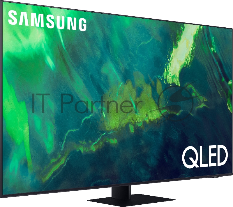 Телевизор QLED Samsung 55 QE55Q70AAUXRU Q темно-серый/Ultra HD/120Hz/DVB-T2/DVB-C/DVB-S2/U TV (RUS)