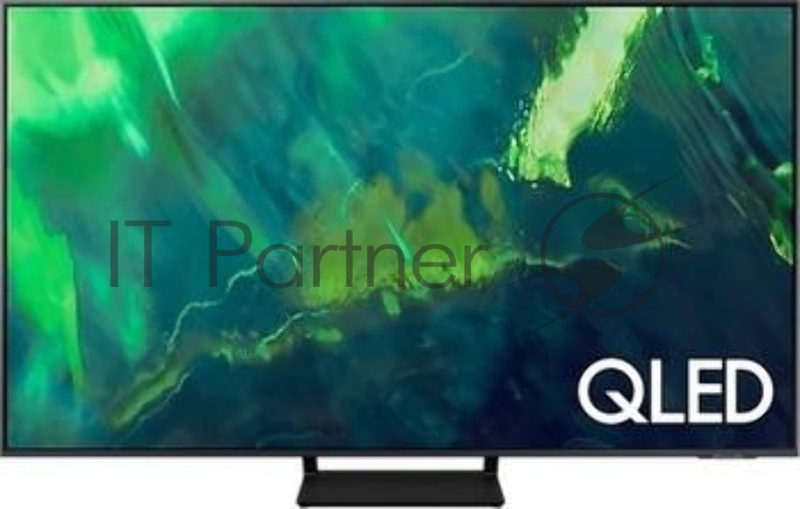 Телевизор QLED Samsung 55 QE55Q70AAUXRU Q темно-серый/Ultra HD/120Hz/DVB-T2/DVB-C/DVB-S2/U TV (RUS)