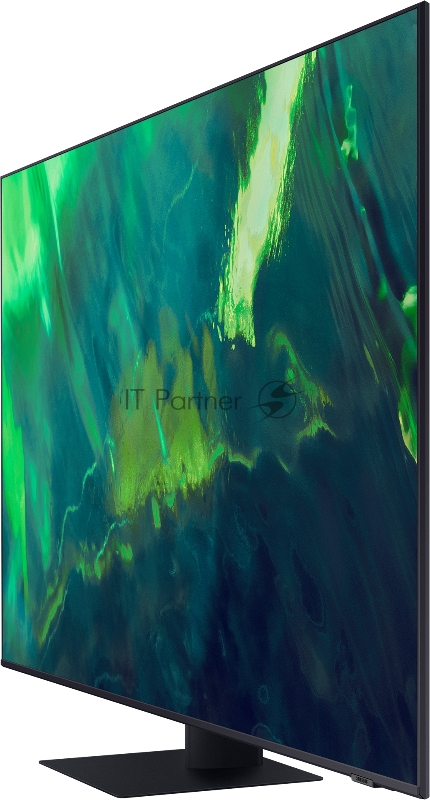 Телевизор QLED Samsung 55 QE55Q70AAUXRU Q темно-серый/Ultra HD/120Hz/DVB-T2/DVB-C/DVB-S2/U TV (RUS)