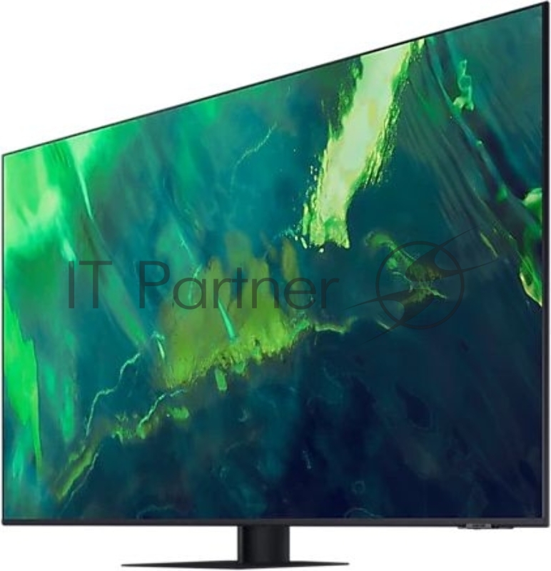 Телевизор QLED Samsung 55 QE55Q70AAUXRU Q темно-серый/Ultra HD/120Hz/DVB-T2/DVB-C/DVB-S2/U TV (RUS)