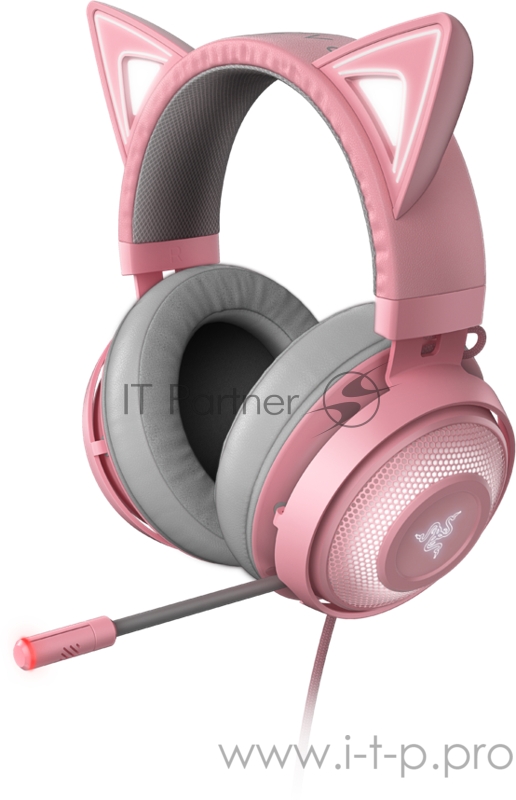 Гарнитура Razer Kraken Kitty Ed. - Quartz Razer Kraken Kitty Ed. - Quartz- USB Surround Sound Headset