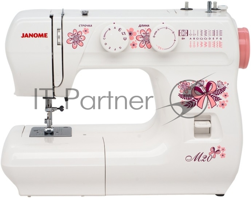 Швейная машина Janome M20 18 операций, петля п/авт., верт. челнок