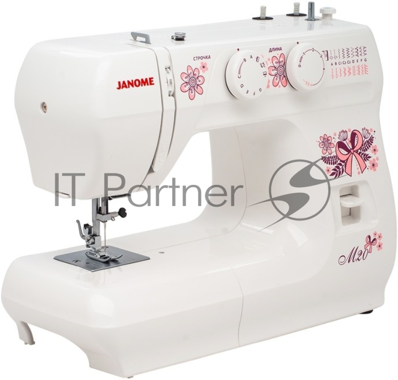 Швейная машина Janome M20 18 операций, петля п/авт., верт. челнок