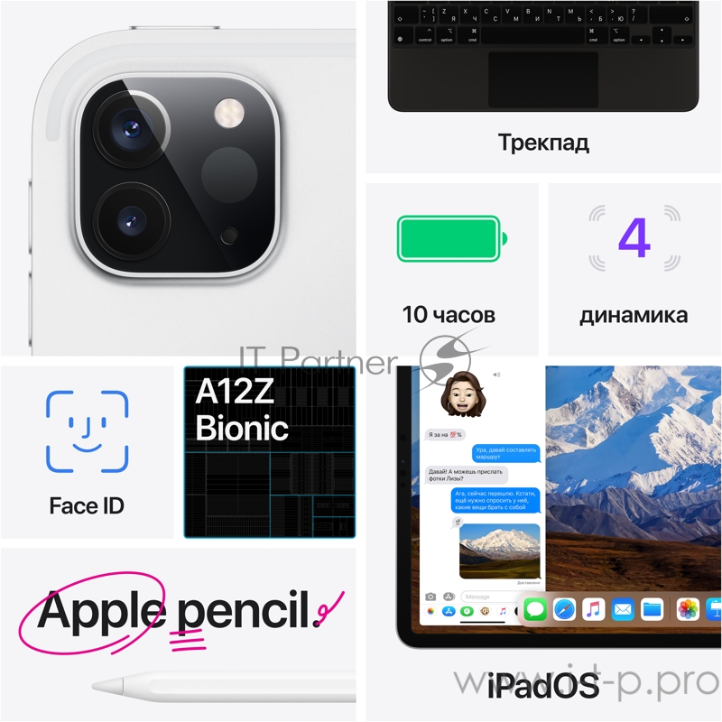 Планшет Apple 11-inch iPad Pro Wi‑Fi + Cellular 128GB - Space Grey