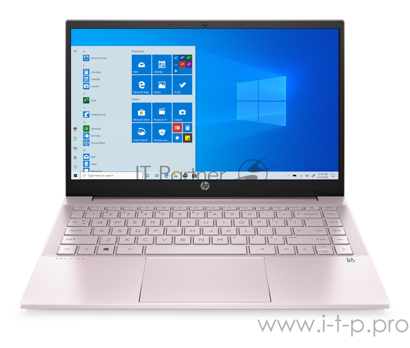 Ноутбук HP Pavilion 14-dv0033ur <2X2P6EA> i5-1135G7 (2.4)/8G/256G SSD/14.0FHD AG IPS/Int:Intel Iris Xe/noODD/Win10 (Serene Pink)