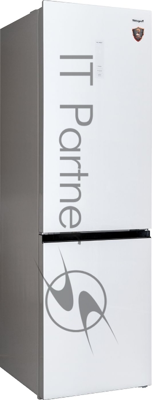 Холодильник Weissgauff WRK 2000 WGNF DC Inverter белое стекло (двухкамерный)