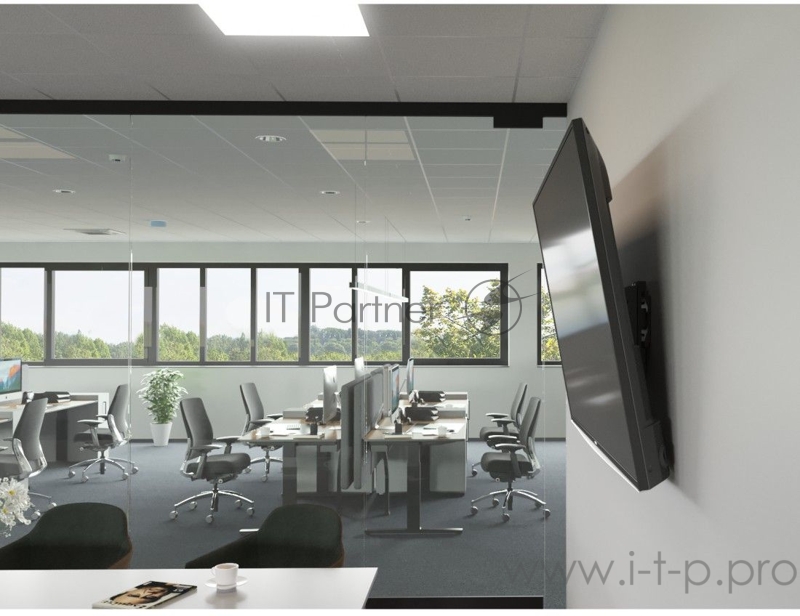 Кронштейн для телевизора Hama Fix Professional черный 32-65 макс.50кг настенный фиксированный