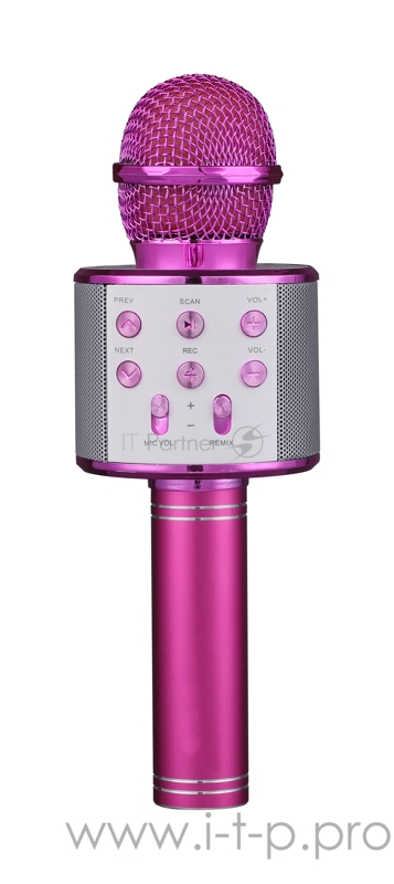 Беспроводной микрофон (розовый) FunAudio G-800