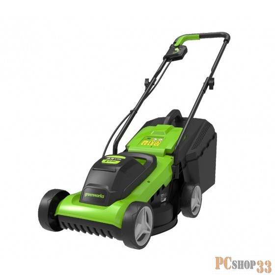 Газонокосилка аккумуляторная GreenWorks G24LM33K2, 24V, 33 см, c АКБ 2АЧ и ЗУ (2509607)