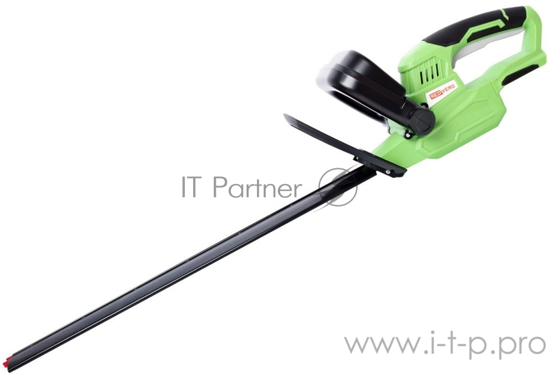 Кусторез аккумуляторный RedVerg RD-HT18V (без акк, без з/у) Li-ion, 18В 1400 об/мин длина пильного полотна 510мм макс. диаметр реза 11мм ножи - сталь 65Mn вес - 2,7кг