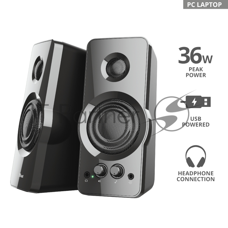 Компьютерные колонки Trust 23695 проводные настольные Orion 2.0