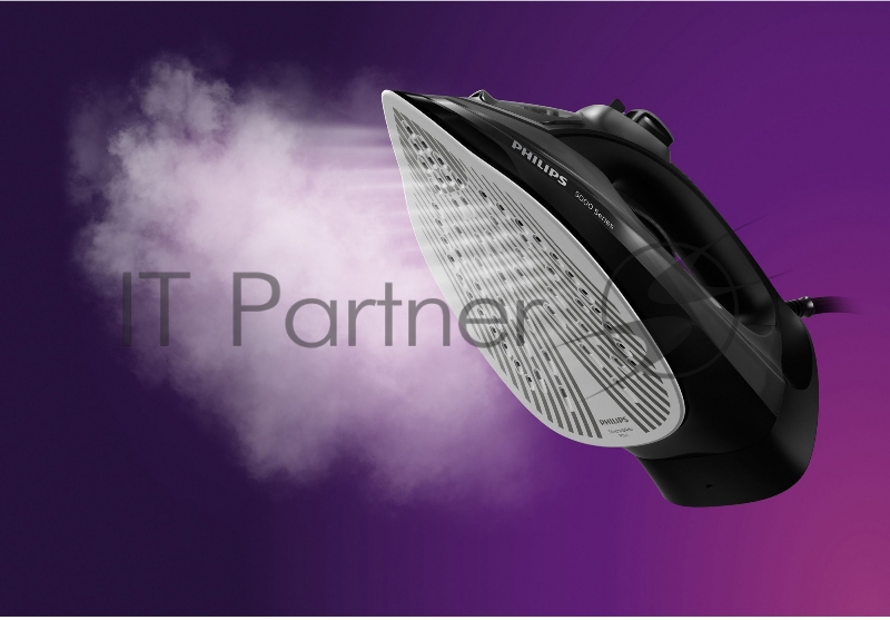 Утюг электрический Philips Утюг электрический Philips/ 2400 Вт, удар 200 г, пар 45 г/мин, 320 мл, SteamGlide Plus, автоотключение