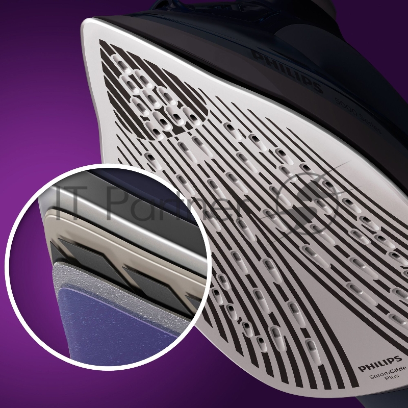 Утюг электрический Philips Утюг электрический Philips/ 2400 Вт, удар 200 г, пар 45 г/мин, 320 мл, SteamGlide Plus, автоотключение