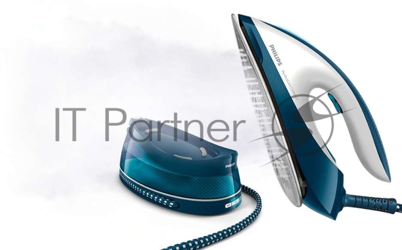 Парогенератор Philips Парогенератор Philips/ Парогенератор, 2400 Вт, удар 400 г, пар 120 г/мин, 6,5 бар, SteamGlide, OptimalTEMP, автоотключение