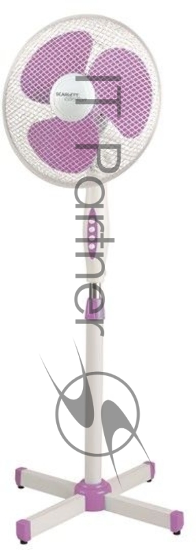 Вентилятор напольный Scarlett SC-SF111B21 (фиолетовый)