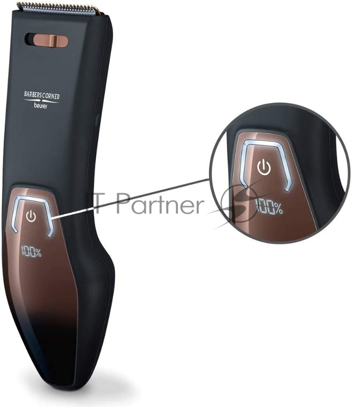 Машинка для стрижки Beurer HR5000 черный (насадок в компл:2шт)