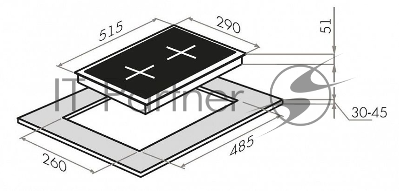 Газовая панель MAUNFELD EGHG.31.33CB/G