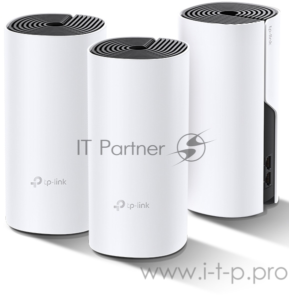 Бесшовный Mesh роутер TP-Link Deco P9 (3-Pack) AC1200 10/100/1000BASE-TX белый