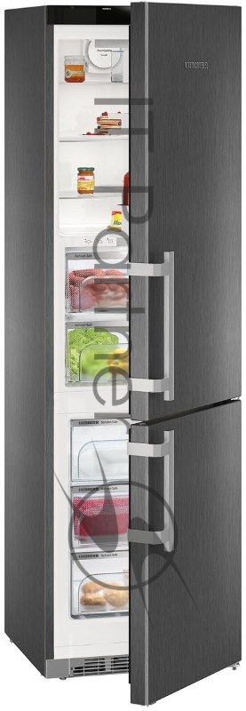 Холодильник Liebherr CBNbs 4875 черная сталь (двухкамерный)
