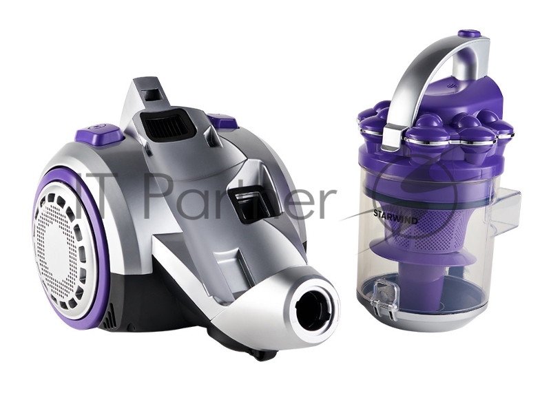 Пылесос Starwind SCV3450 2500Вт фиолетовый/серебристый