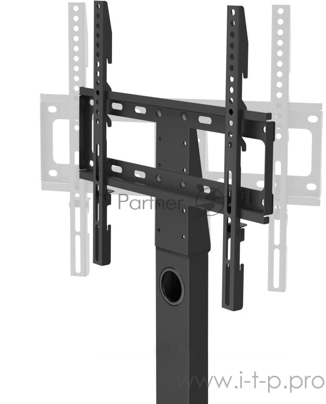 Кронштейн-подставка для телевизора Hama Fullmotion черный 32-55 макс.30кг настольный поворот