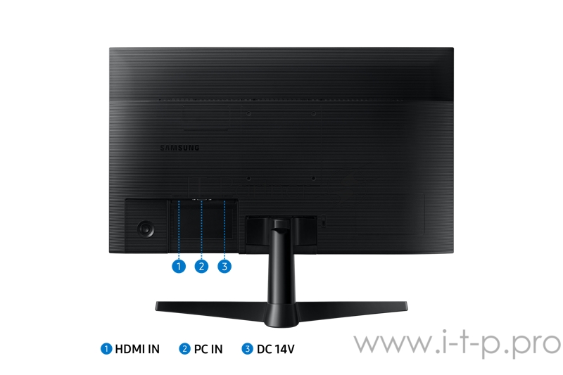 МОНИТОР 23.8 Samsung F24T354FHI Glossy-Black (IPS, LED, Wide, 1920x1080, 75Hz, 5ms, 178°/178°, 250 cd/m, 1000:1, +xНDM