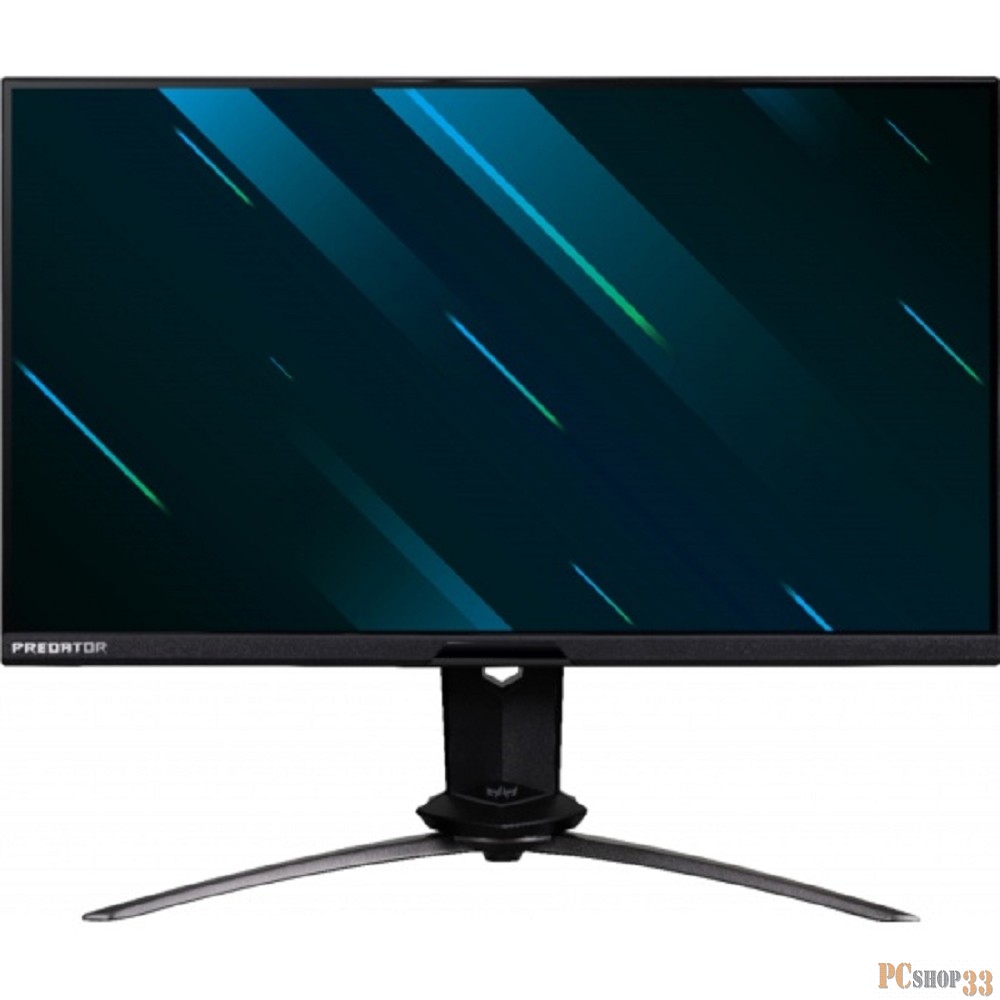 МОНИТОР 24,5 Acer Predator X25 Black (IPS, LED, Wide, 1920x1080, 360Hz, 1ms, 178°/178°, 400 cd/m, 1000:1, +DP, +2хHDMI,