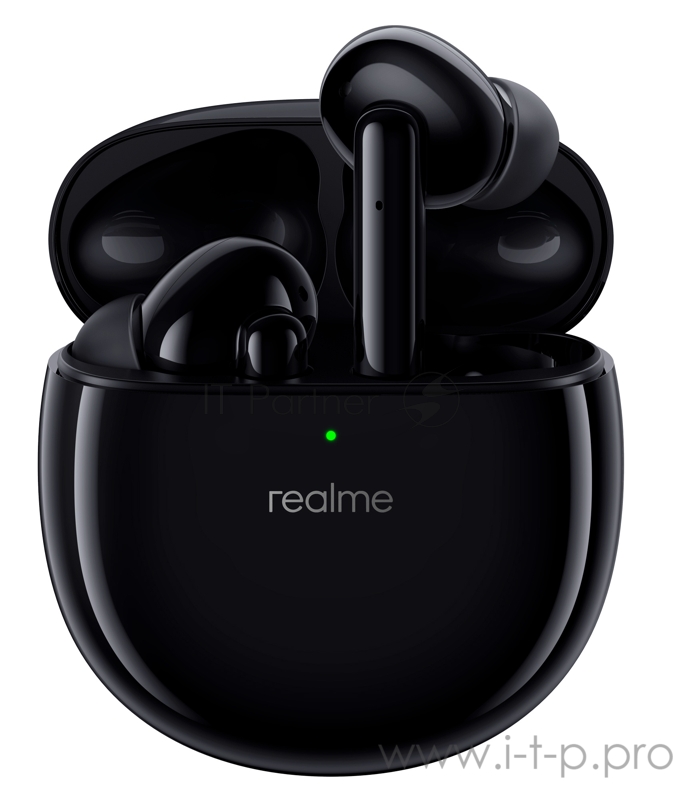 Гарнитура вкладыши Realme Buds Air Pro RMA210 черный беспроводные bluetooth в ушной раковине (4814475)