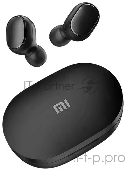 Гарнитура вкладыши Xiaomi Mi True Wireless Earbuds Basic 2S черный беспроводные bluetooth в ушной раковине (BHR4273GL)