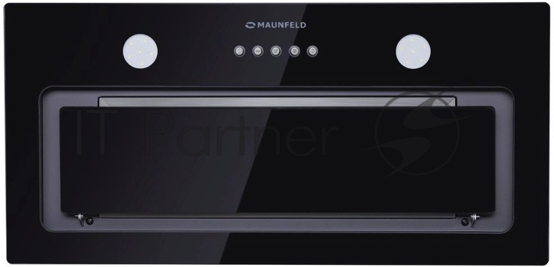 Вытяжка встраиваемая Maunfeld Thames 601GG черный управление: кнопочное (1 мотор)