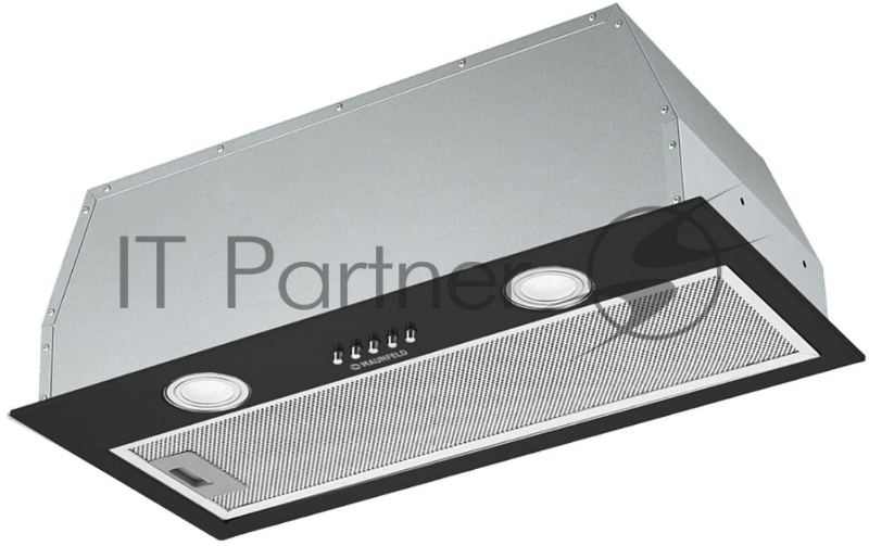 Вытяжка встраиваемая Maunfeld THAMES 601M черный управление: кнопочное (1 мотор)