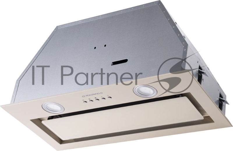 Вытяжка встраиваемая Maunfeld TRAPEZE 602IG бежевый управление: кнопочное (1 мотор)